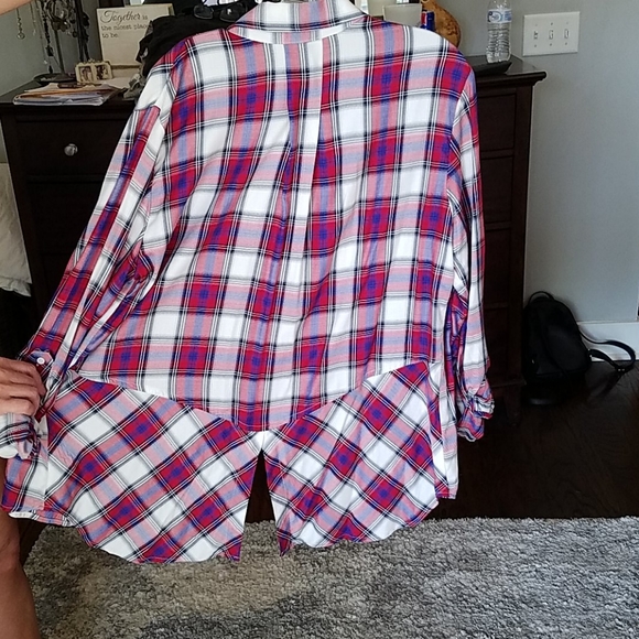 Sam Edelman Plaid Button Down - Picture 2 of 3